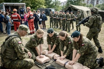 Polsko učí děti obranu. Vojáci ve školách a OPW programy